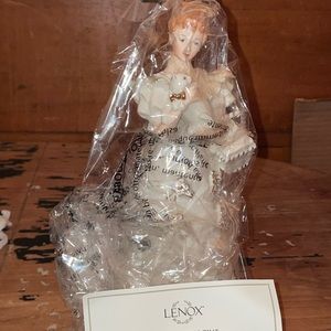 lenox christmas bundle of love collection woman and cat